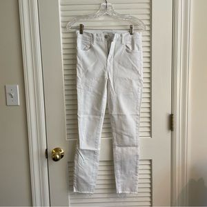 J Brand White Skinny Jeans